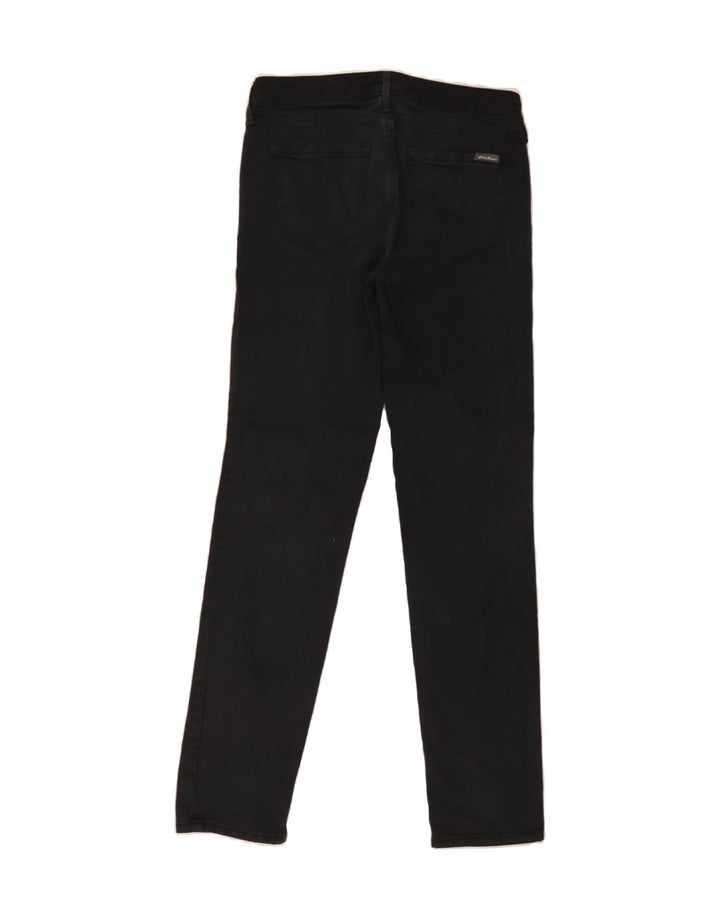 EDDIE BAUER Womens Slightly Curvy Straight Jeans US 4 Small W30 L30 Black Vintage Eddie Bauer and Second-Hand Eddie Bauer from Messina Hembry 