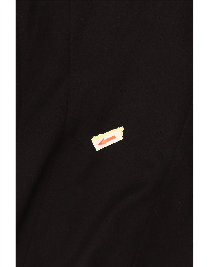 Женский пиджак на 1 пуговице Zara UK 16, большой черный шерстяной пиджак