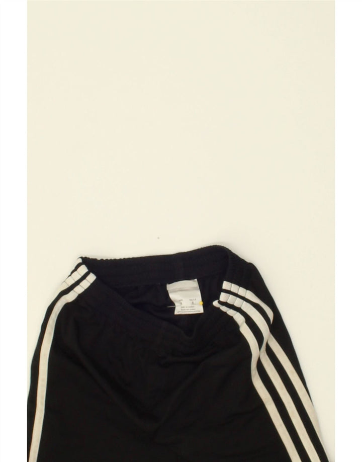 ADIDAS Boys Sport Shorts 5-6 Years Black Polyester | Vintage Adidas | Thrift | Second-Hand Adidas | Used Clothing | Messina Hembry 