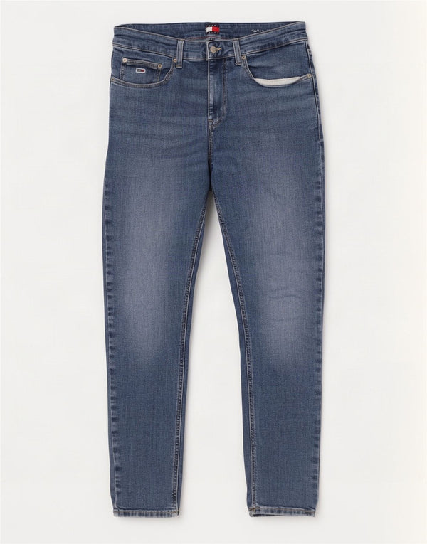 Мужские зауженные зауженные джинсы Tommy Hilfiger Austin W33 L34, синий хлопок