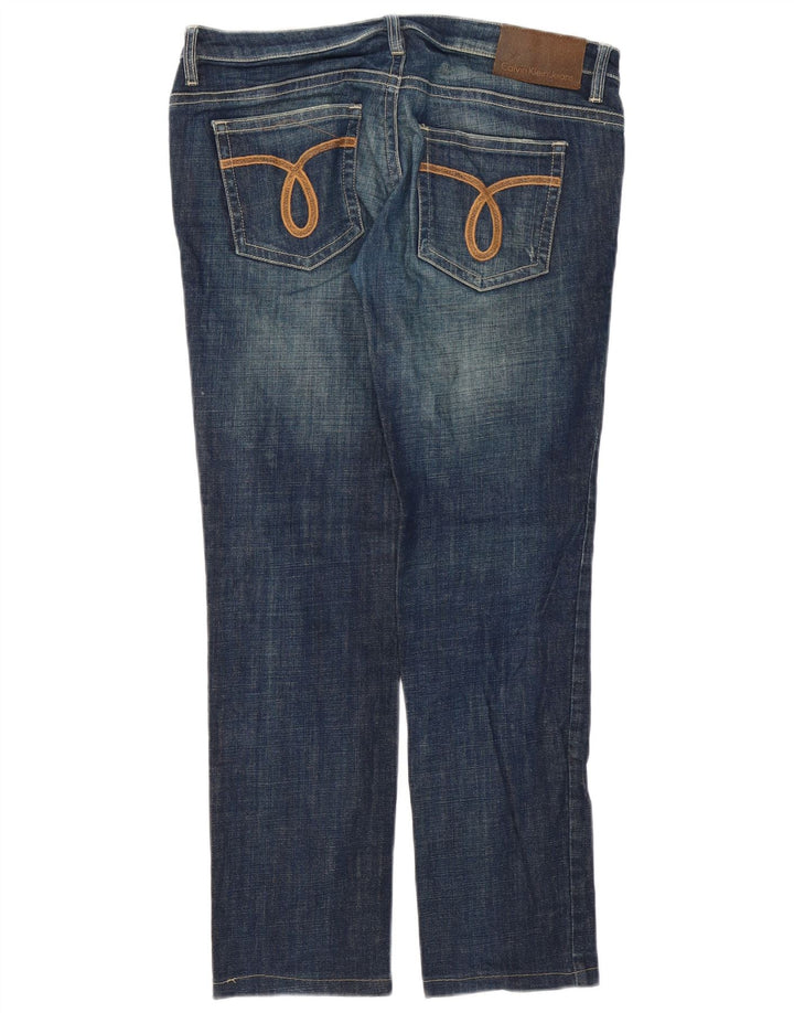 Женские узкие джинсы Calvin Klein W31 L29, синий хлопок