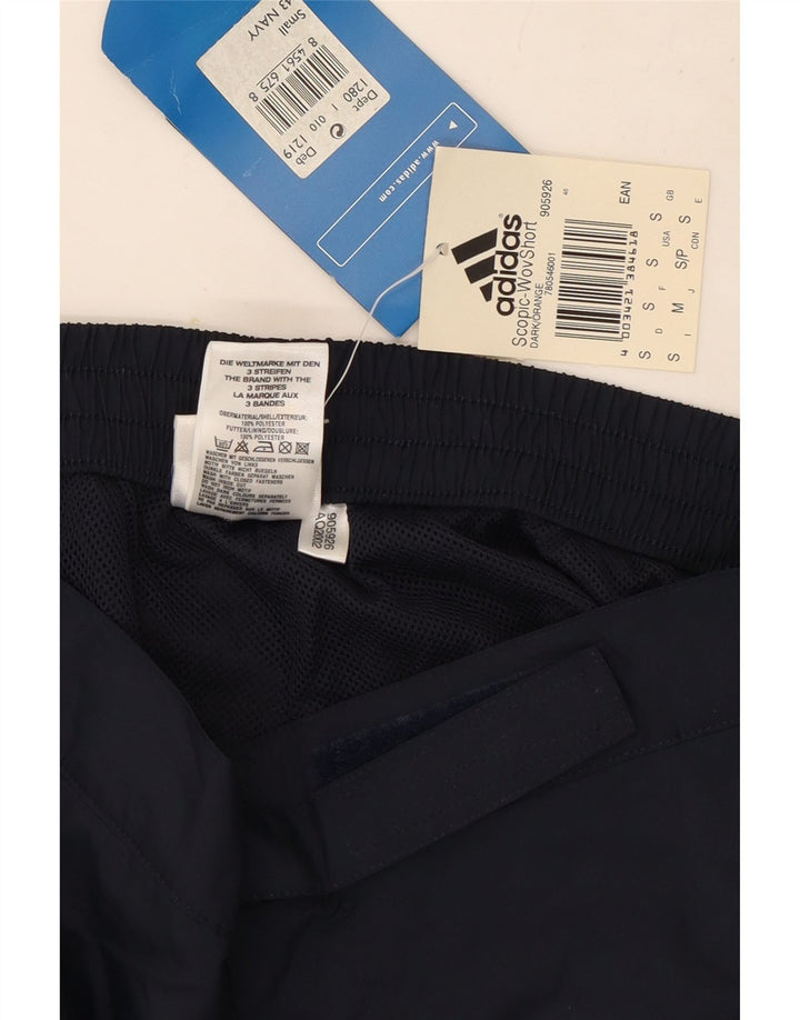 Мужские спортивные шорты Adidas, маленькие, темно-синие, полиэстер