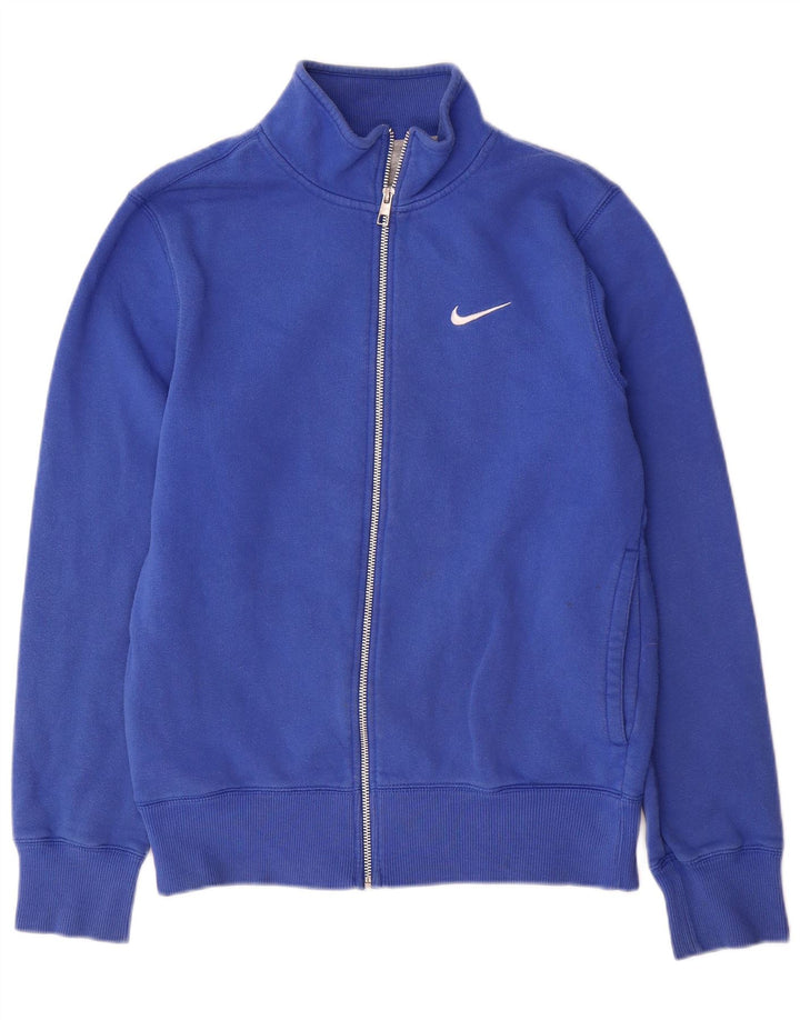 Мужской спортивный костюм NIKE, маленькая синяя хлопковая куртка