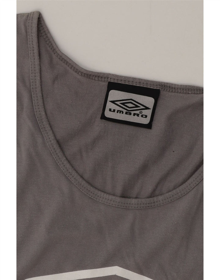 UMBRO Мужской жилет с рисунком XL, серый хлопок