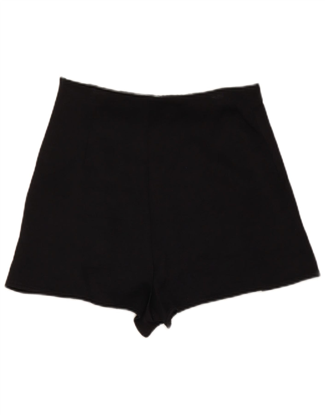 Женские шорты Zara UK 10, маленькие черные из вискозы