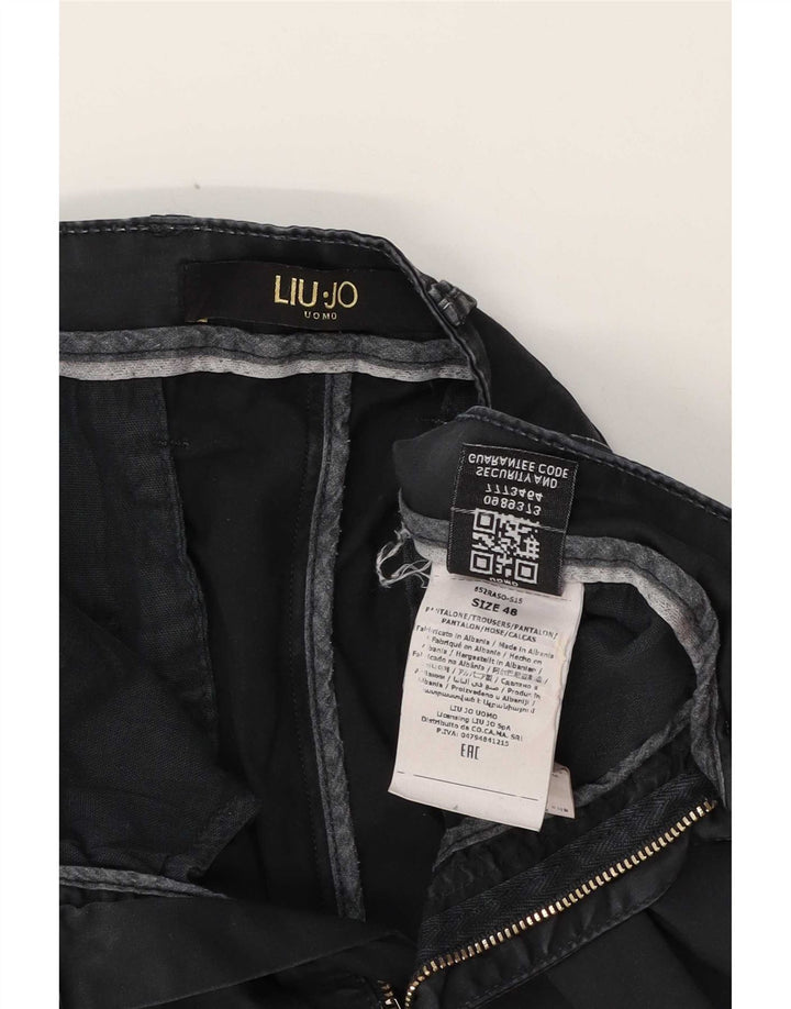 Мужские шорты-бермуды Liu Jo IT 48 Medium W32 Темно-синие, хлопок