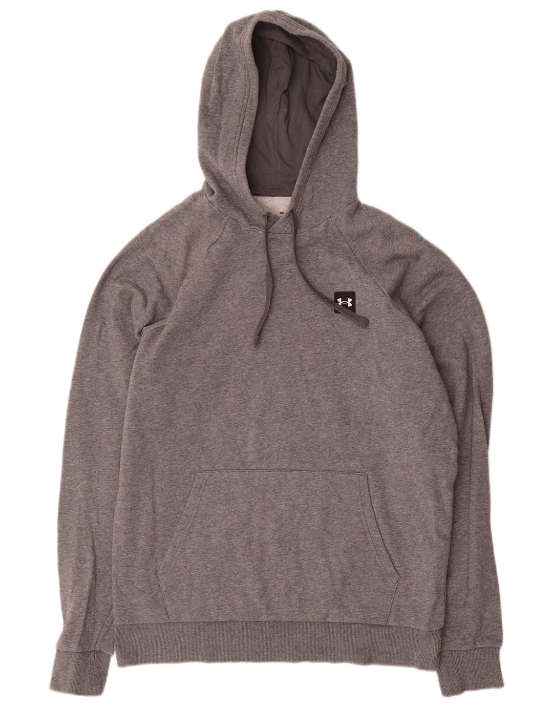 Мужской джемпер с капюшоном Under Armour Cold Gear, хлопок среднего серого цвета