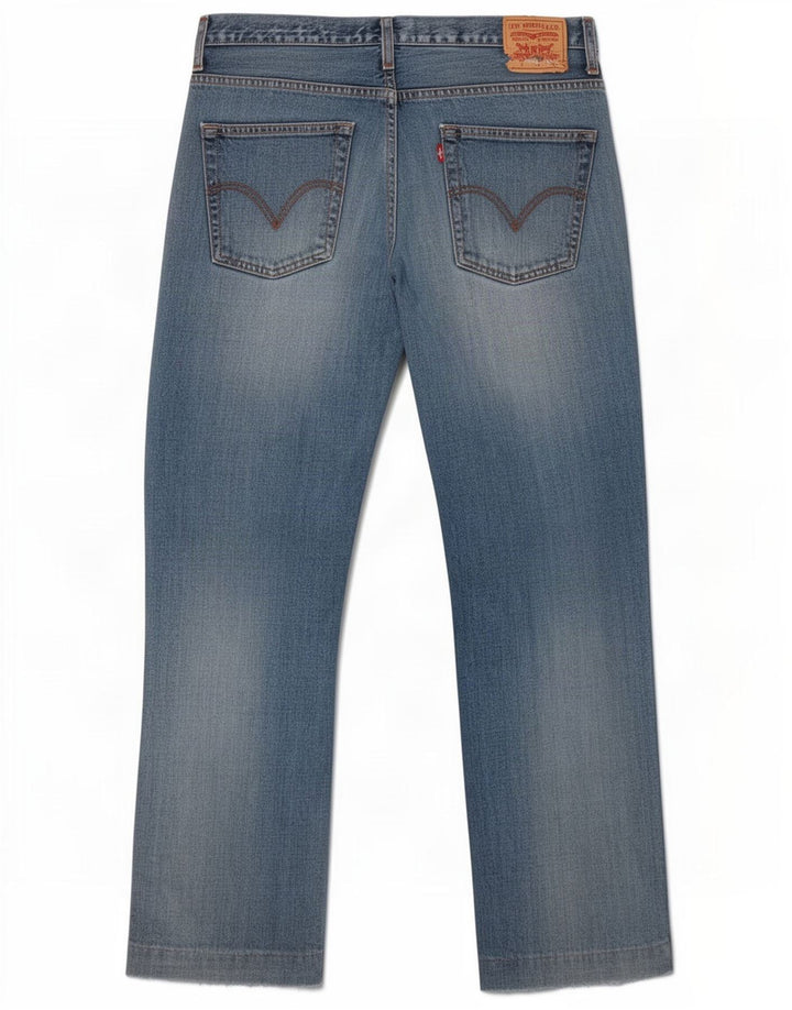 Мужские прямые джинсы Levi's W36 L27 синие, хлопок