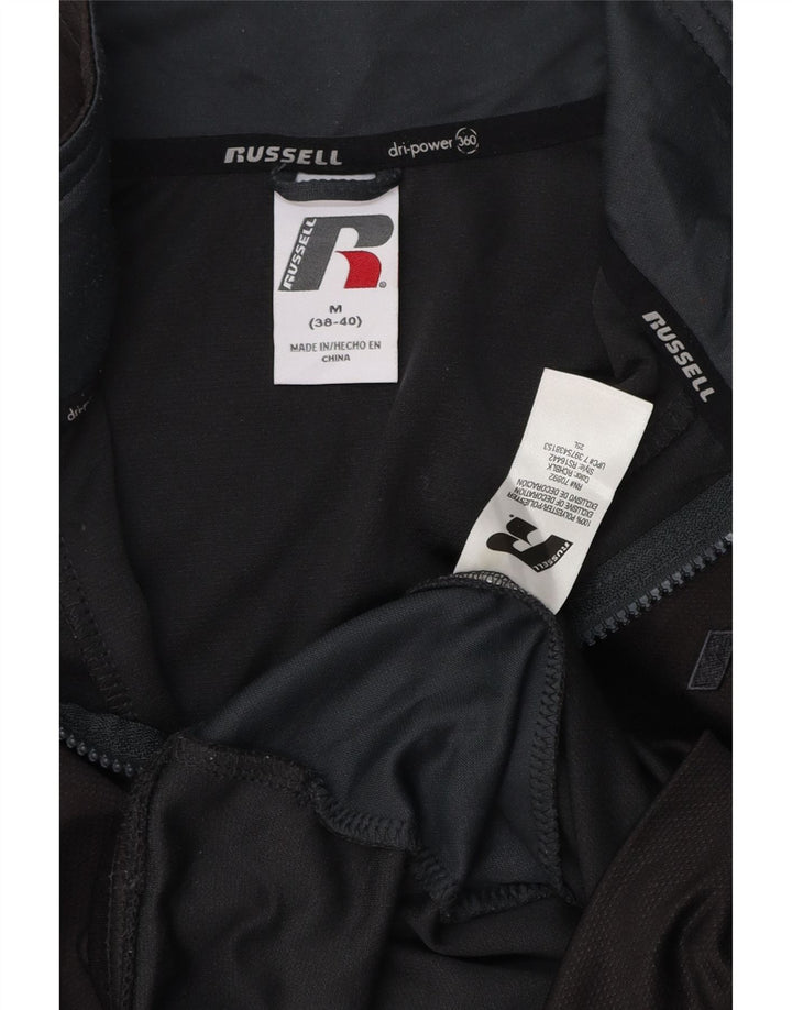 Мужская спортивная куртка RUSSELL ATHLETIC UK 38/40, средний черный