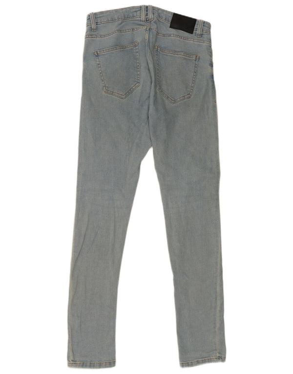 Мужские джинсы скинни Zara EU 38, маленькие W30 L31, синие, хлопок