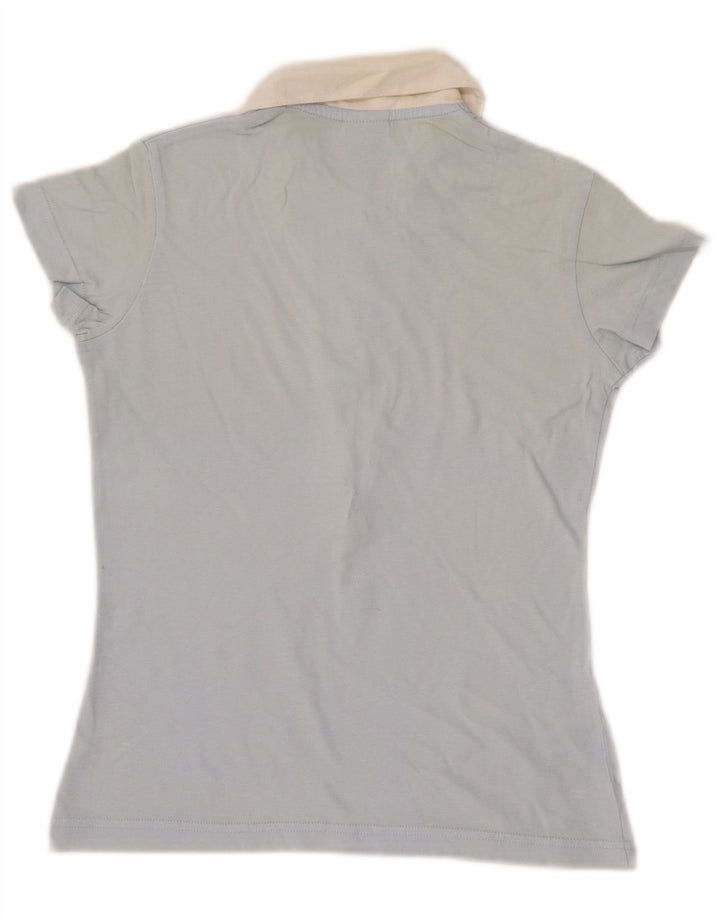 Женская рубашка-поло NIKE UK 10/12, средний синий цвет с цветными блоками