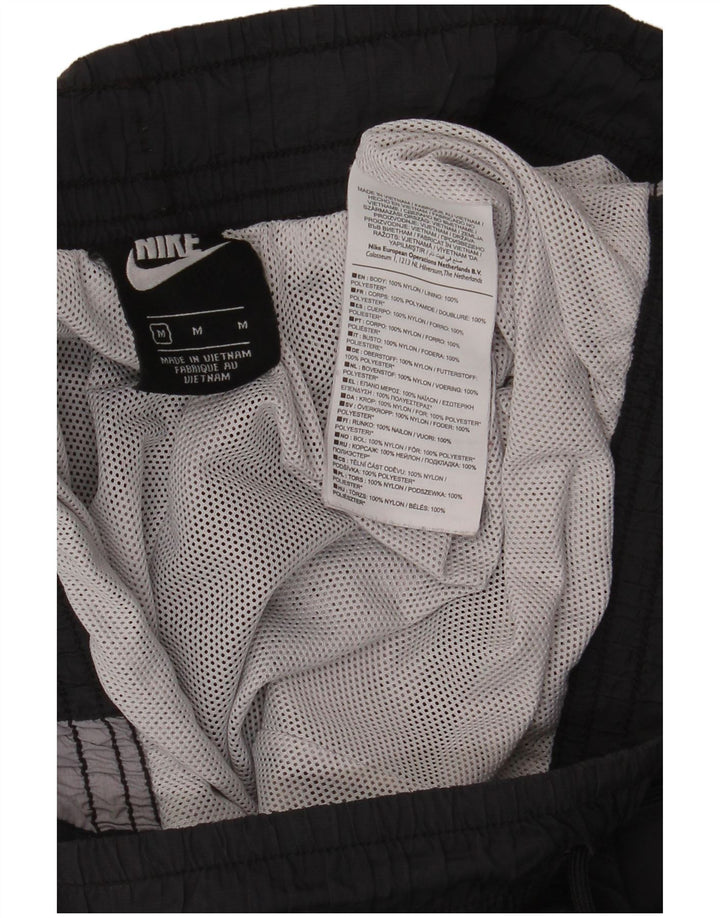 Мужские спортивные брюки Nike, джоггеры, средний серый, полиамид с цветными блоками