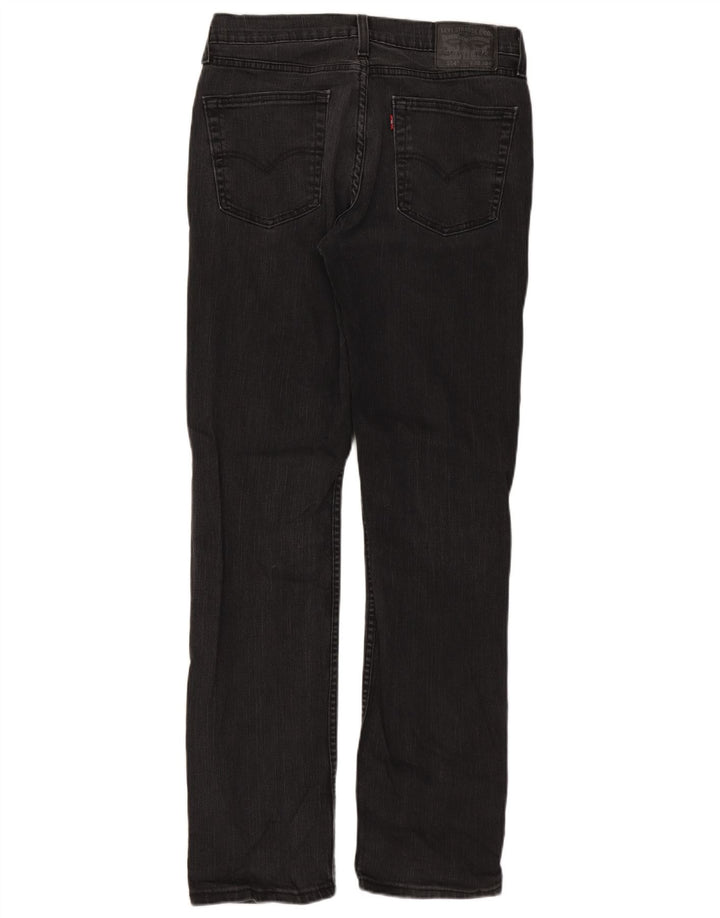 Мужские прямые джинсы Levi's 514 W32 L34, черный хлопок
