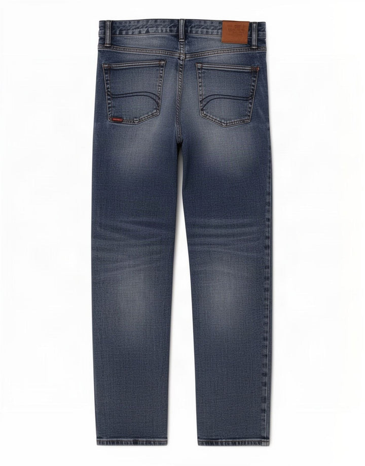Мужские прямые джинсы Superdry W34 L29, синий хлопок