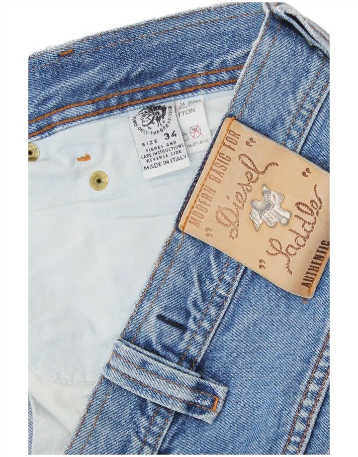 Мужские прямые джинсы Diesel W34 L32 синие