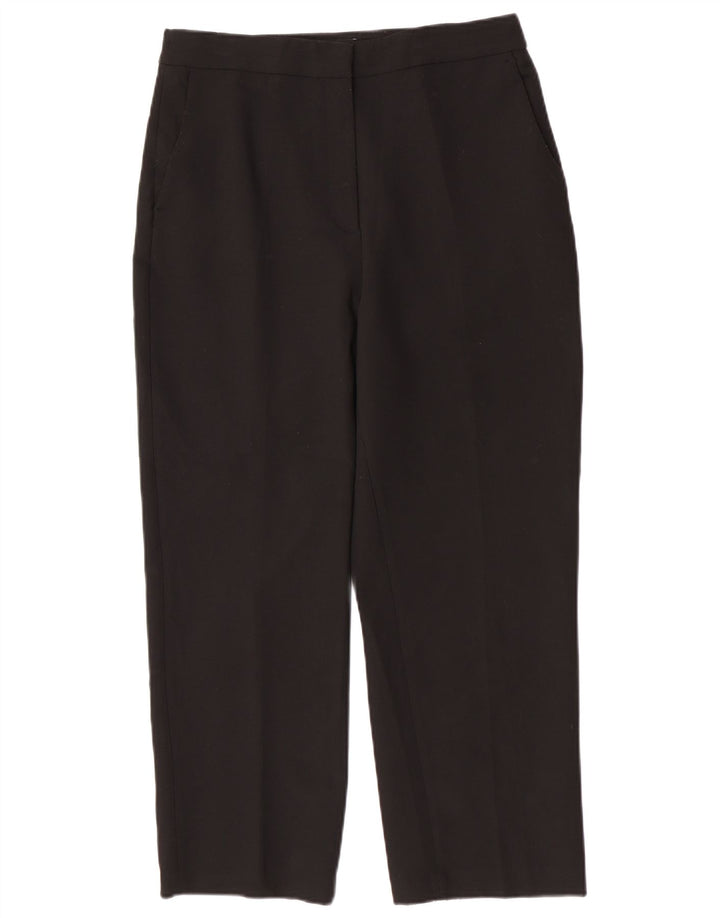 Женские зауженные костюмные брюки Zara, большие W32 L27, черные, полиэстер