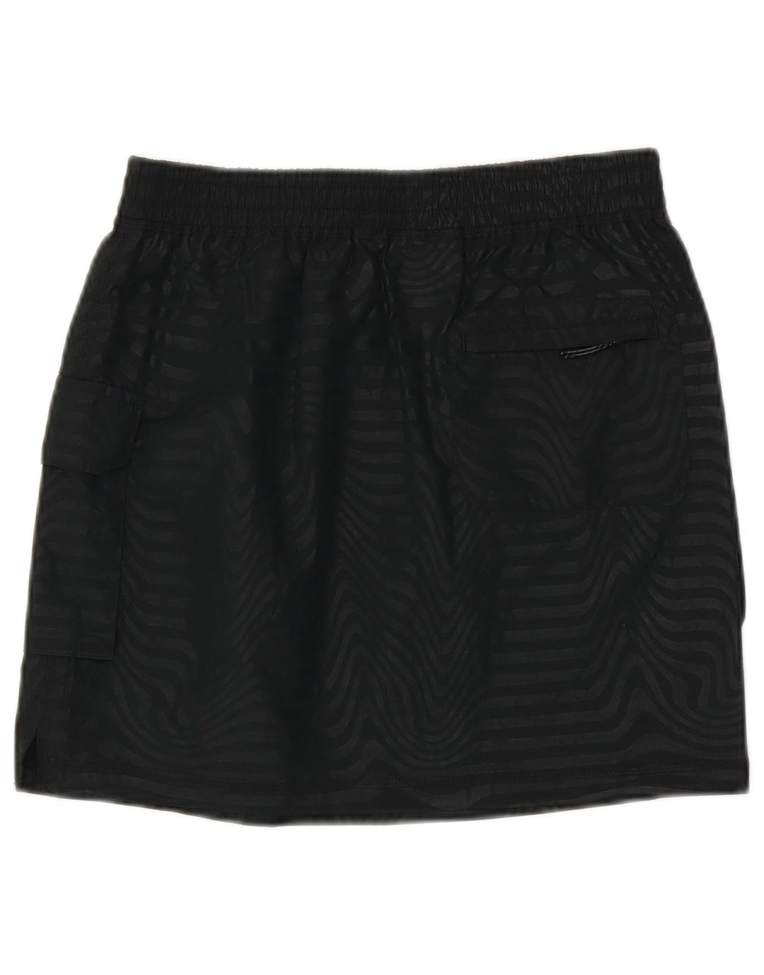 Женская юбка-карго Converse W27, черная, нейлоновая в полоску