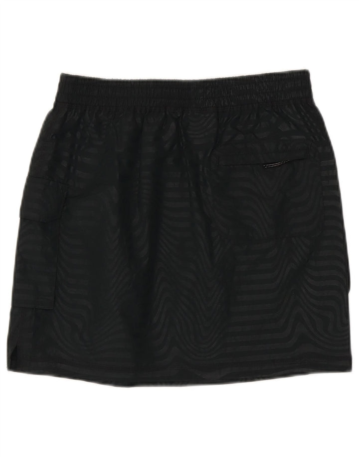 Женская юбка-карго Converse W27, черная, нейлоновая в полоску