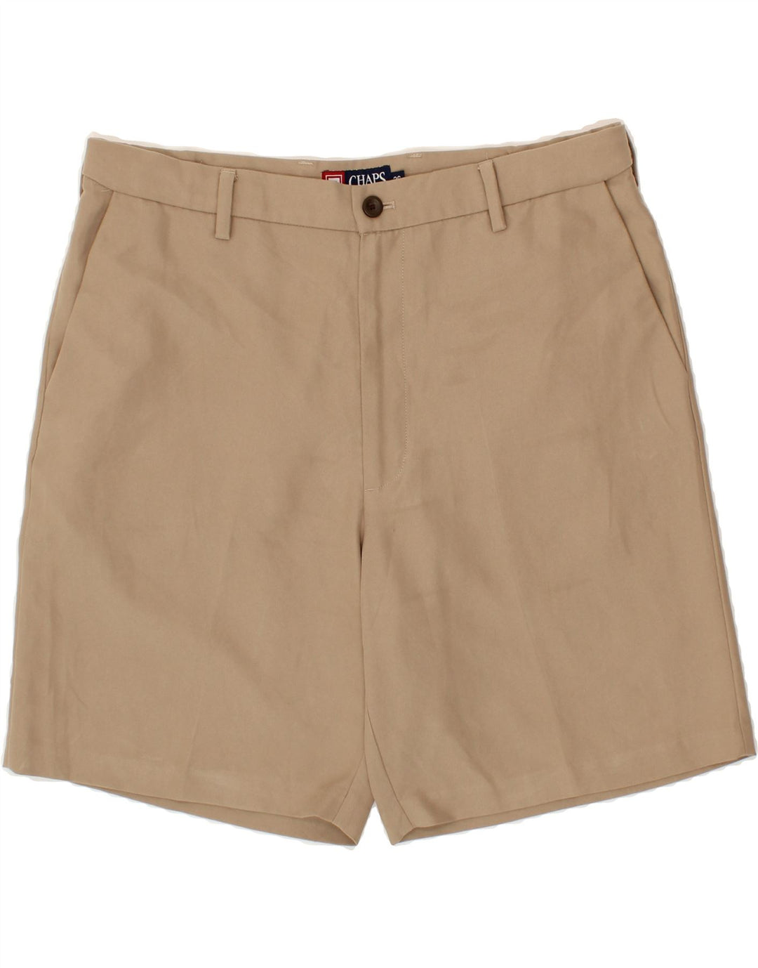 CHAPS Mens Chino Shorts W36 Large  Beige Polyester Vintage Chaps and Second-Hand Chaps from Messina Hembry 