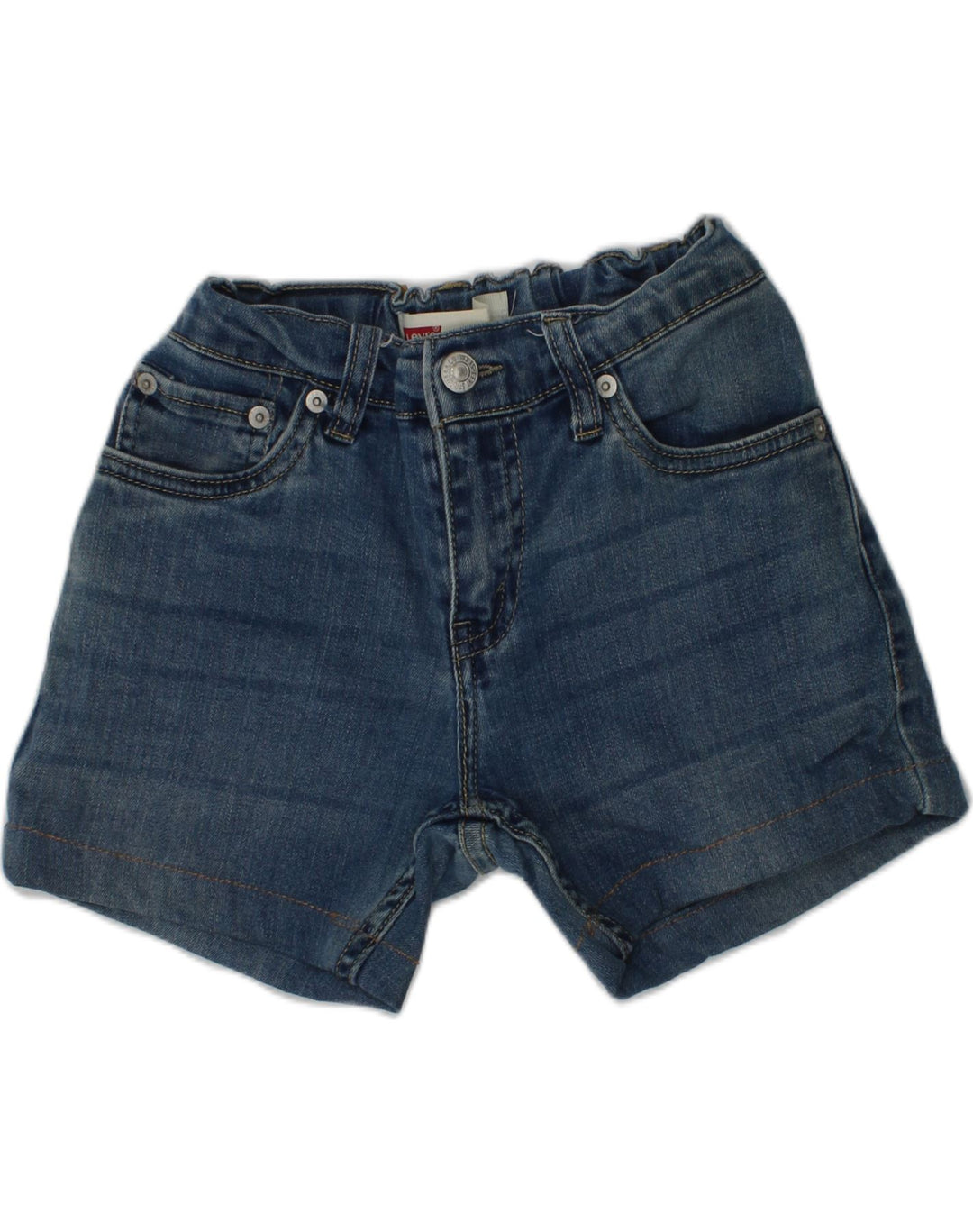 LEVI'S Girls 511 Denim Shorts 9-10 Years W25 Blue Cotton | Vintage Levi's | Thrift | Second-Hand Levi's | Used Clothing | Messina Hembry 