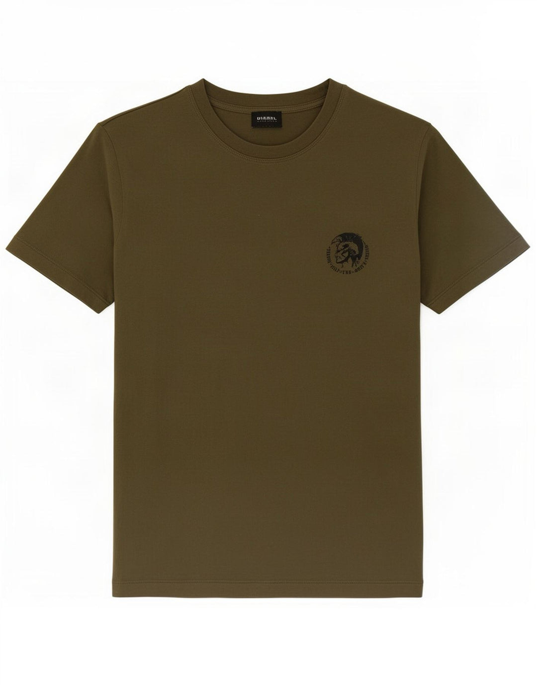 Мужская футболка Diesel Top Medium Khaki Cotton