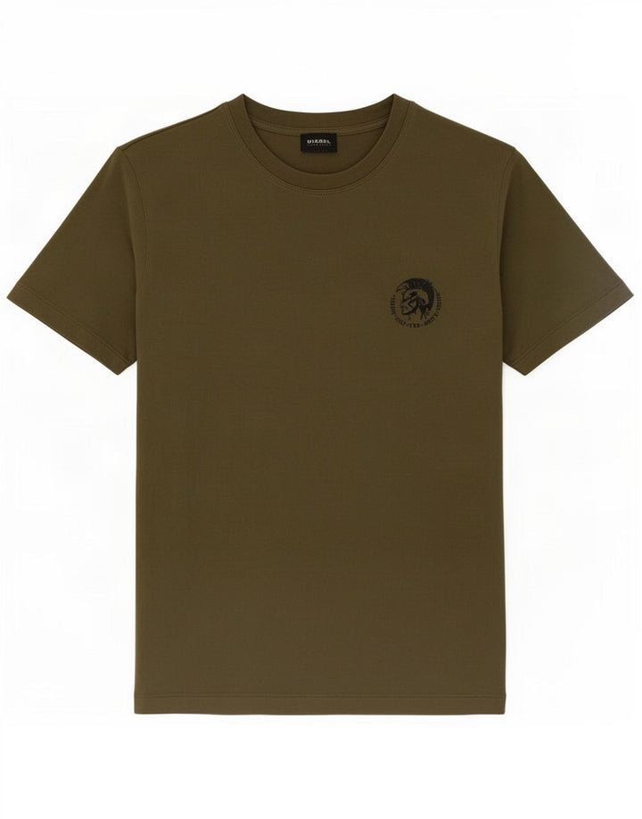 Мужская футболка Diesel Top Medium Khaki Cotton