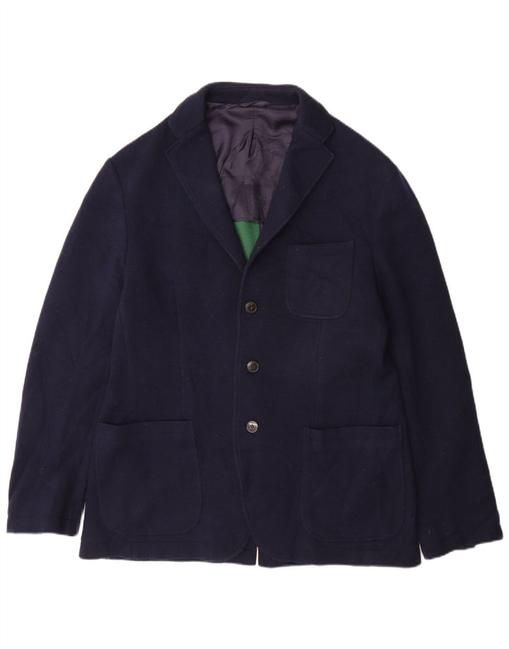 Мужской пиджак с 3 пуговицами Fred Perry IT 42 XL, темно-синий, хлопок