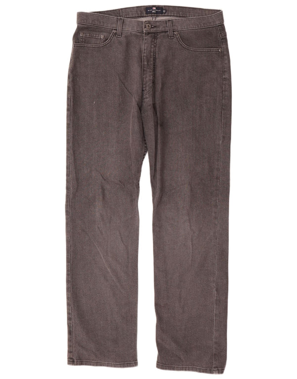 Мужские прямые джинсы Marks & Spencer Blue Harbour W36 L31, серый хлопок