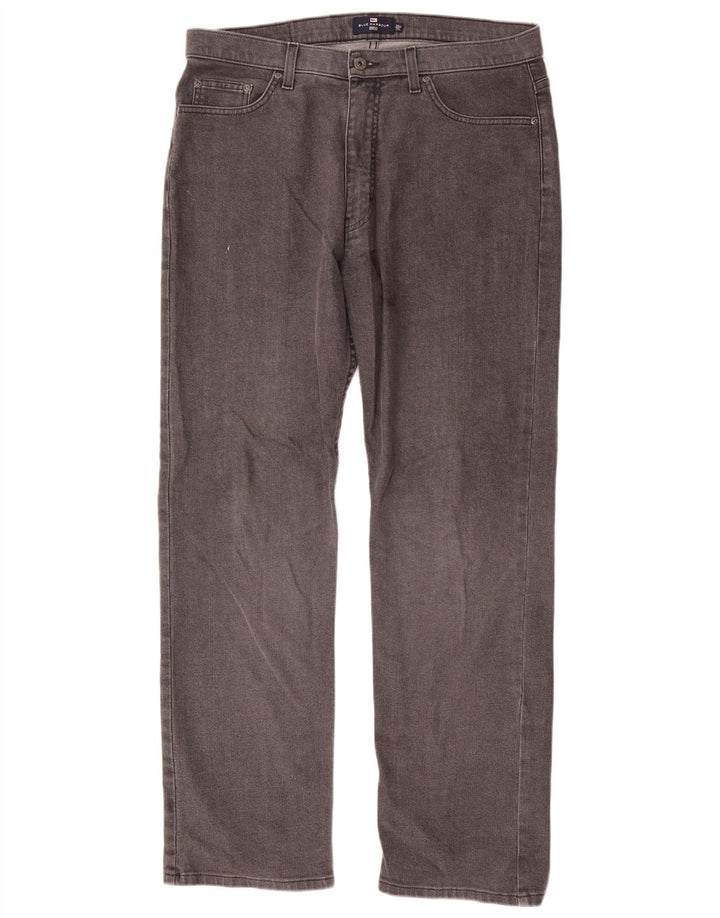 Мужские прямые джинсы Marks & Spencer Blue Harbour W36 L31, серый хлопок