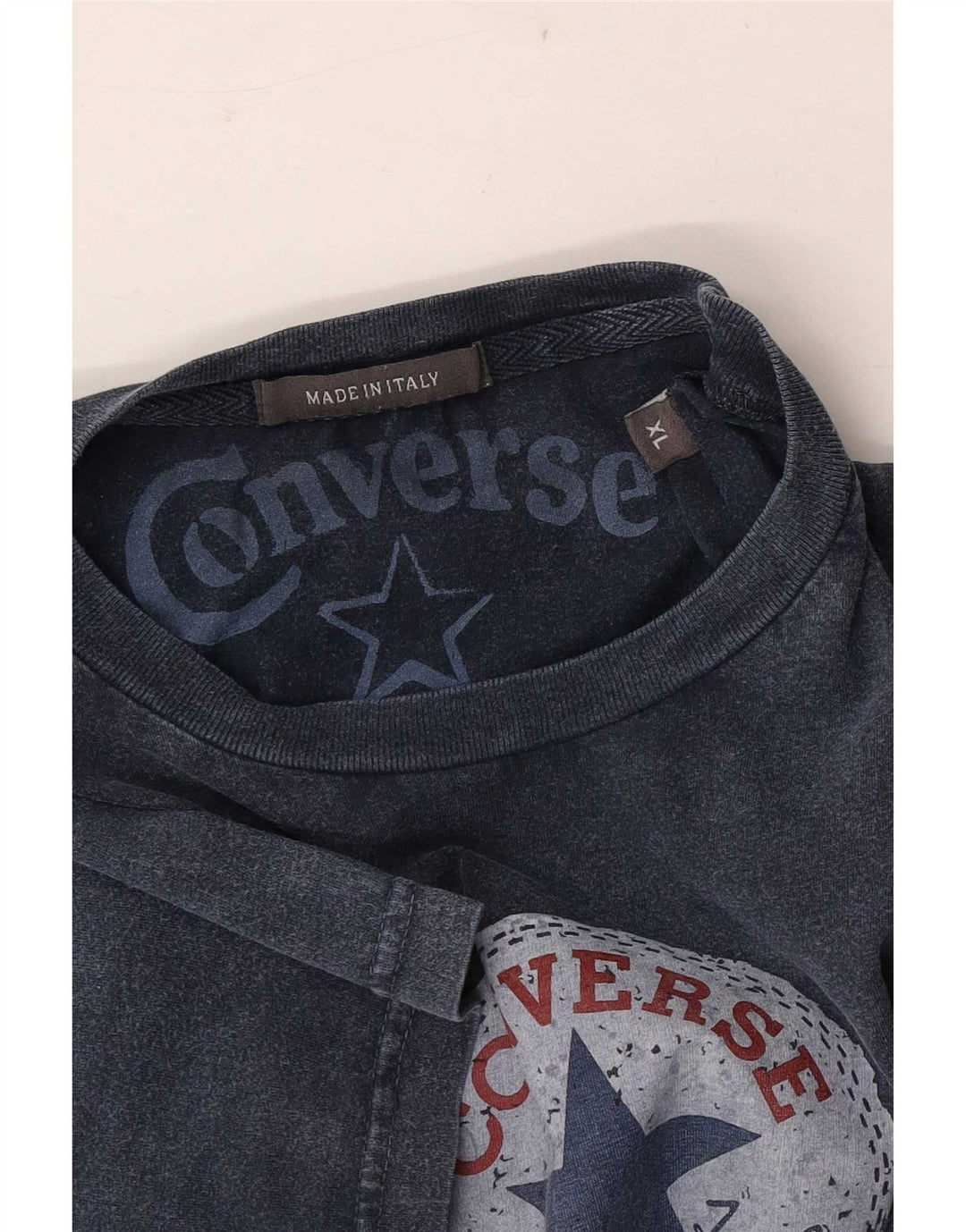 Мужская футболка с рисунком Chuck Taylor Converse XL, синяя