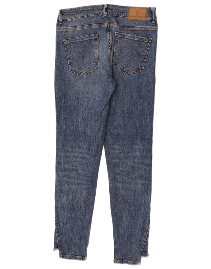 Женские узкие джинсы Zara EU 38, маленькие W28 L28, синие