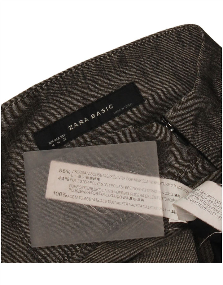 Женская юбка-карандаш Zara Medium W28 Серая вискоза