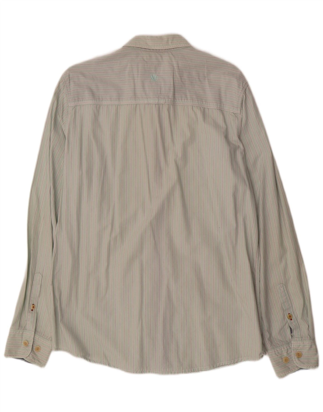 Мужская классическая рубашка Fat Face из хлопка в большую зеленую полоску