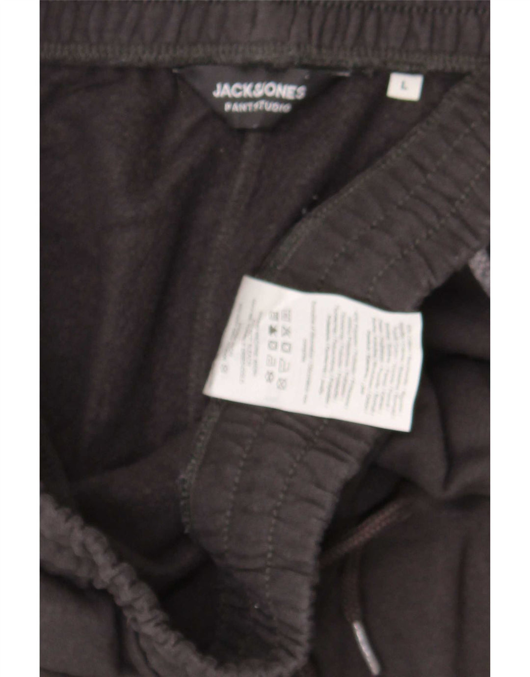 Мужские спортивные шорты Jack & Jones, большие черные, хлопковые