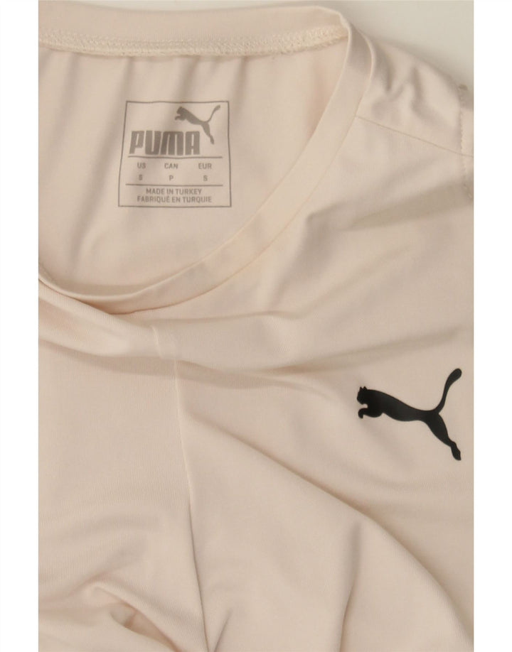 PUMA Womens Crop Vest Top UK 8 Small White Polyester Vintage Puma and Second-Hand Puma from Messina Hembry 
