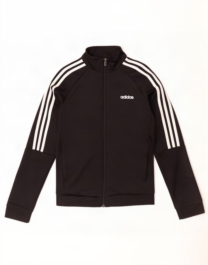 Женская спортивная куртка Adidas Climalite UK 4/6 XS, черный полиэстер