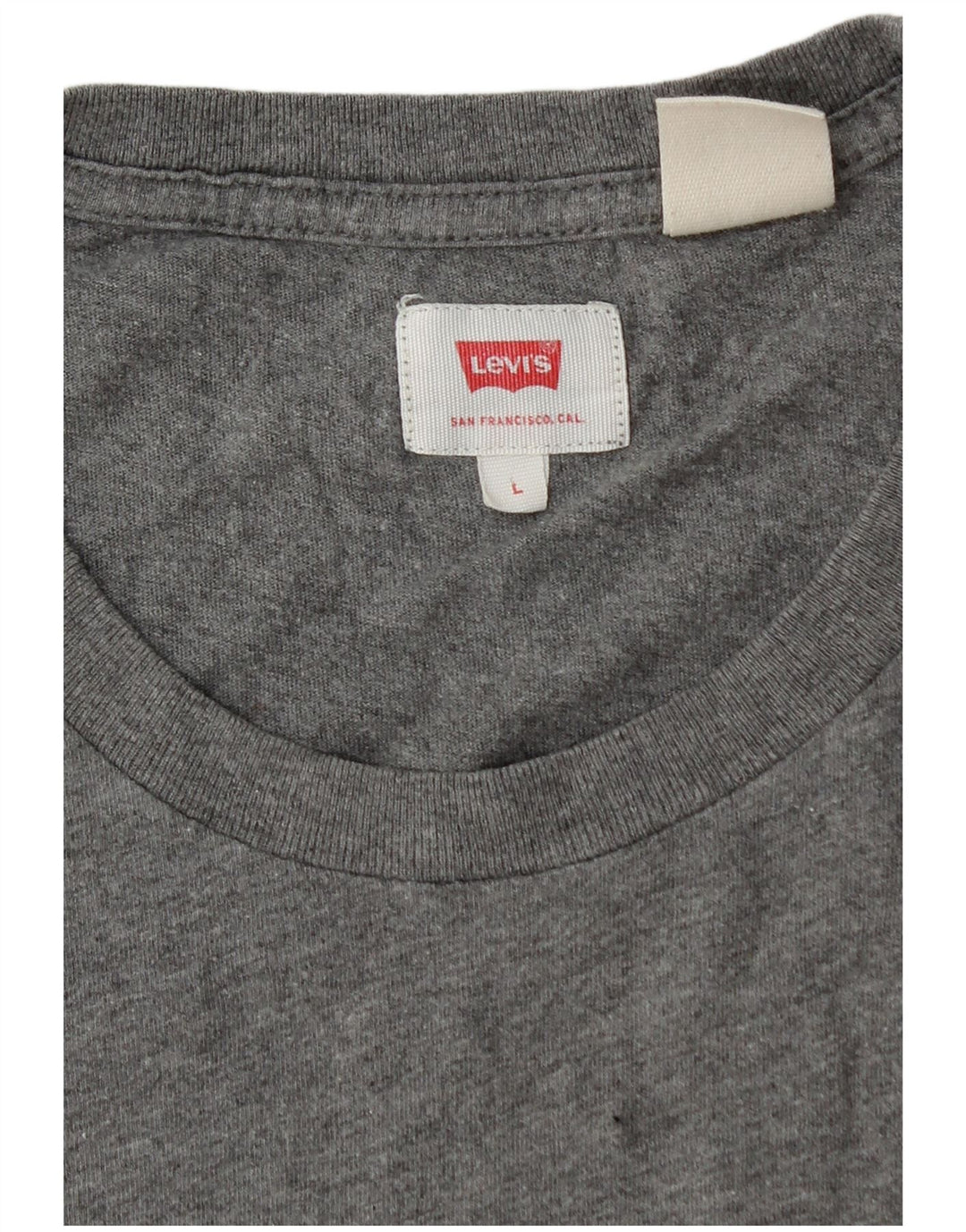 Мужская футболка Levi's, большая серая в крапинку