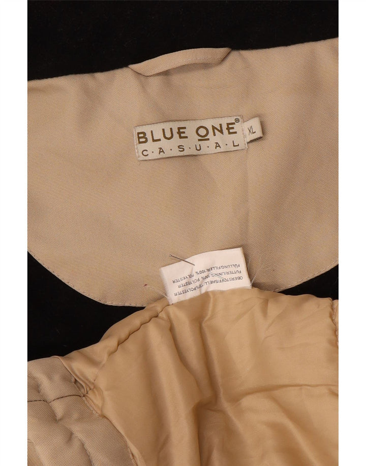 Винтажный мужской жилет UK 42 XL, бежевый полиэстер