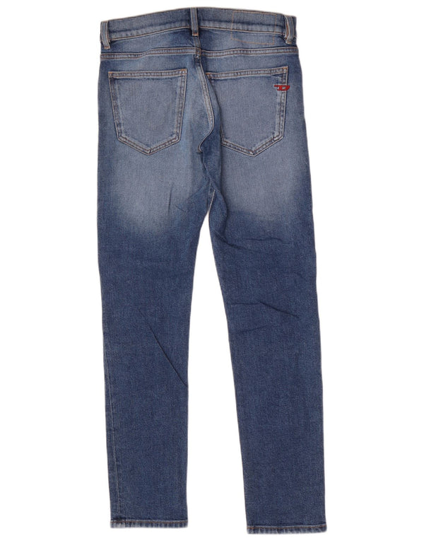 Женские узкие джинсы Diesel W28 L30, синие, хлопок