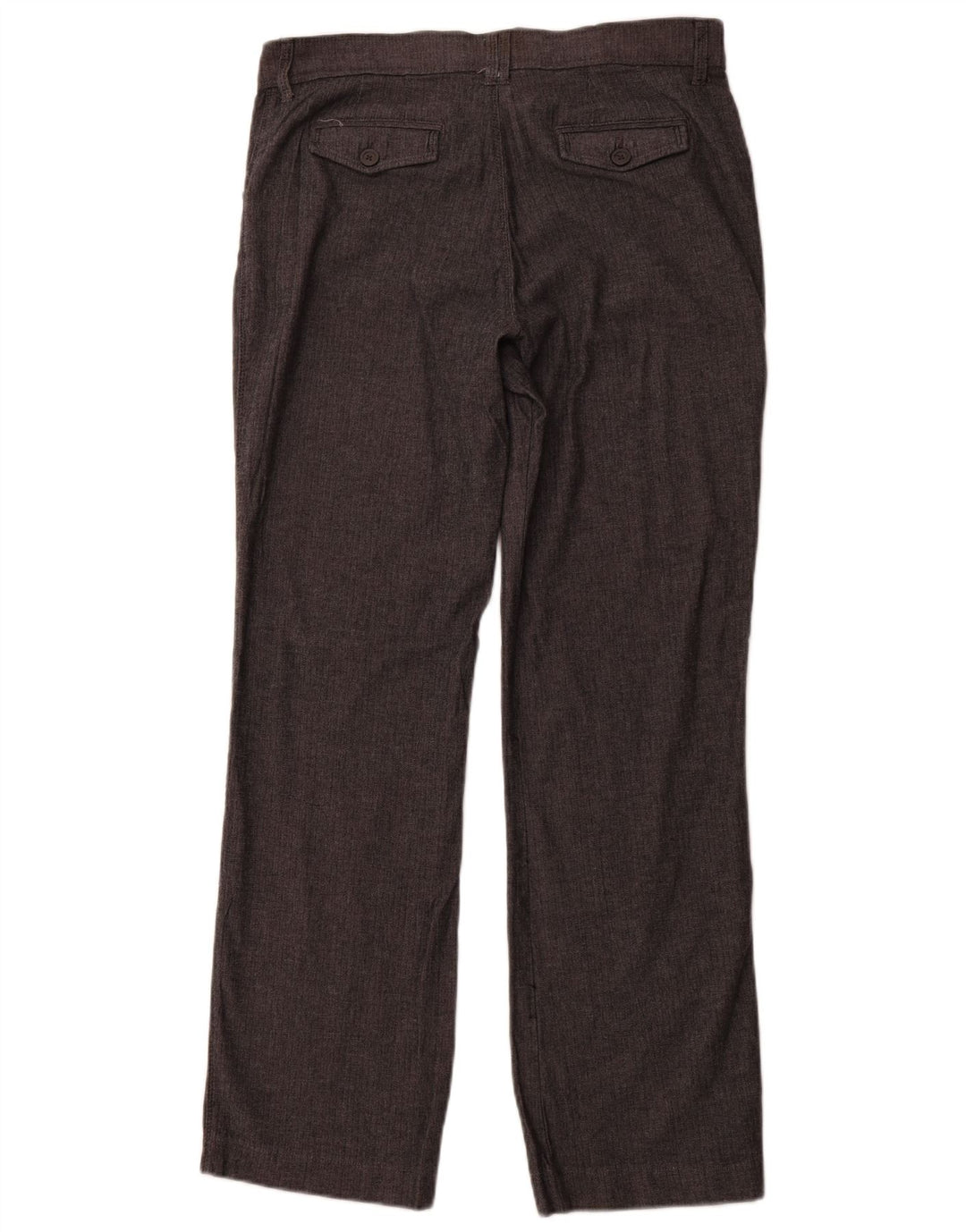 Женские прямые повседневные брюки LEE США 12, большие W32 L31, серые с узором «елочка»