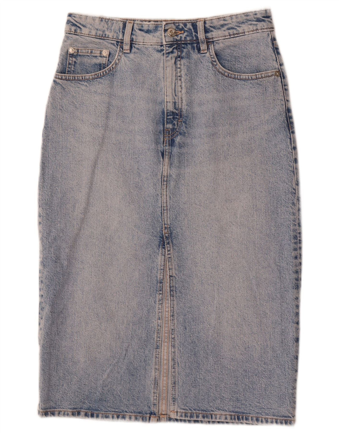 Женская джинсовая юбка Zara Medium W28, синяя, хлопок