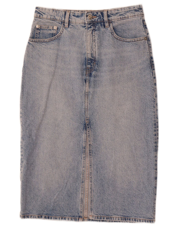 Женская джинсовая юбка Zara Medium W28, синяя, хлопок
