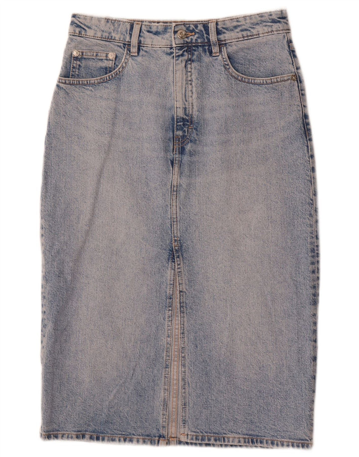 Женская джинсовая юбка Zara Medium W28, синяя, хлопок