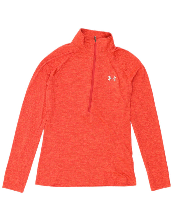 Женский спортивный костюм-пуловер Under Armour Heat Gear UK 6 XS, оранжевый в крапинку
