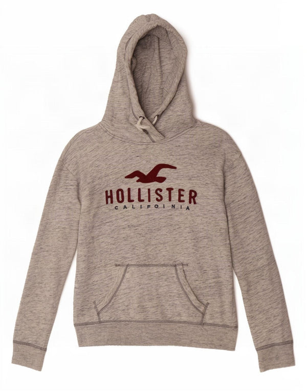 Женский джемпер с капюшоном Hollister UK 6 XS Серый в крапинку