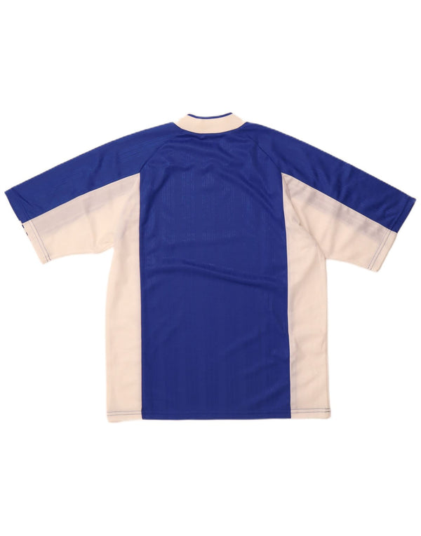 Мужская футболка Adidas Top Small Blue из полиэстера с цветными блоками