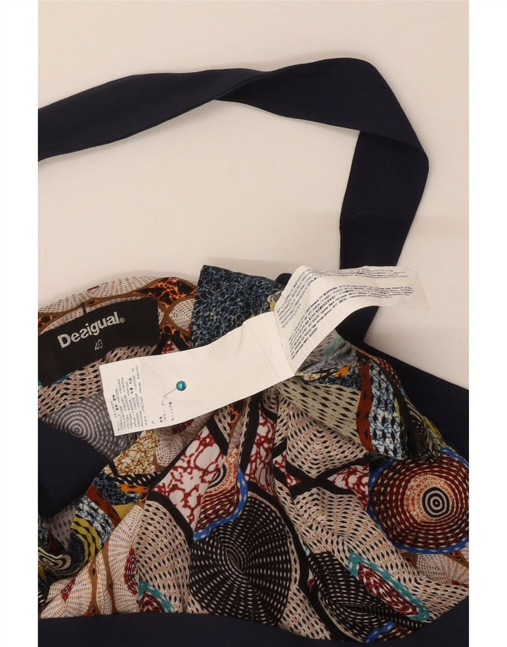 Женские брюки-шаровары Desigual с абстрактным узором EU 40 Medium W30 L31 Multic