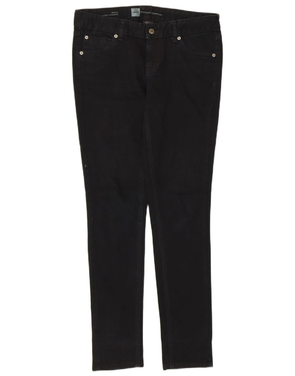 Женские джинсы скинни стрейч Mossimo США 4, маленькие W30 L30, черный хлопок