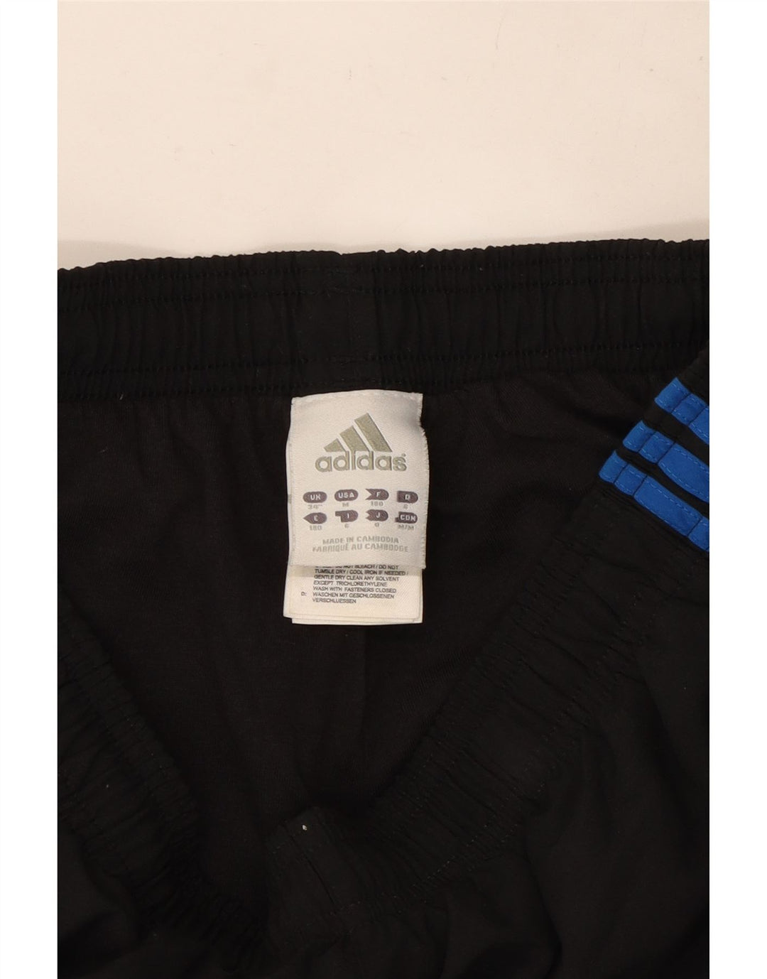 Adidas Мужские спортивные брюки Джоггеры Средний черный полиэстер