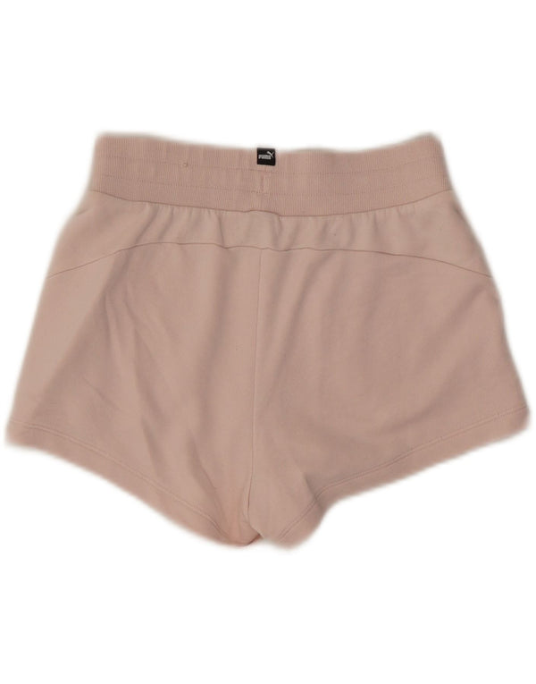 PUMA Спортивные шорты с рисунком для девочек 13-14 лет, розовые, хлопок